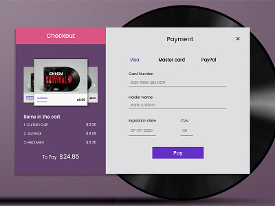 Daily UI #002 - Payment