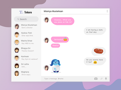 Daily UI #013 Direct Messaging