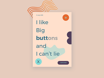 UX Pun - #1 of UXD Poster Series buttons life pun ux