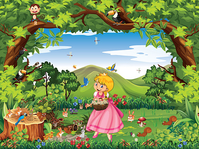 Princess In Jungle