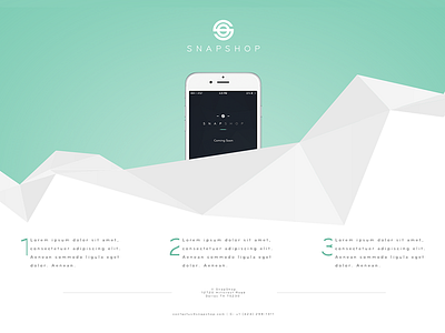Coming Soon abstract empty state interaction minimal minimalistic mountains null state shopping snow ui ux website