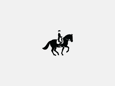 elegance animal animal logo black branding dressage rider elegance equestrian horse logo illustration logo negative space simple vector white