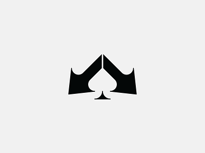 splitting aces ace arrow black blackjack branding card design gambling gaming icon logo negative space simple splitting strategy ui