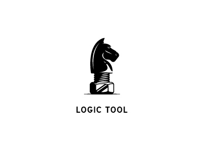 Logic Tool black bolts chess knight nuts tools