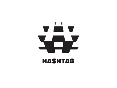 Hashtag by graphitepoint on Dribbble
