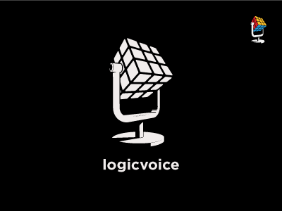 logicvoice colors cube logic logo radio voice
