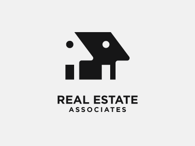 real estate associates associates faces house human logo negative space real estate