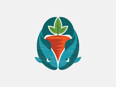 aquaponics aquaponics carrot colors fish green growth leaf logo