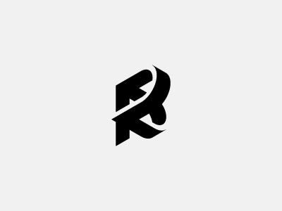 reverse arrow back black logo negative space r reverse simple