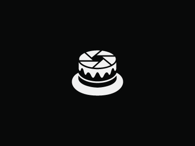 cake photo black cake design logo negative space photo photograhy simple