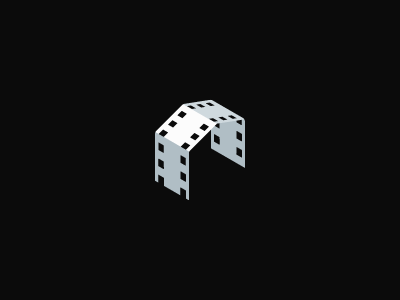 movie house 3d black film film strip home house logo movie picture simple video watch