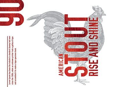 Red Rooster Brewery Label