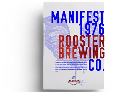 Manifest graphic design poster