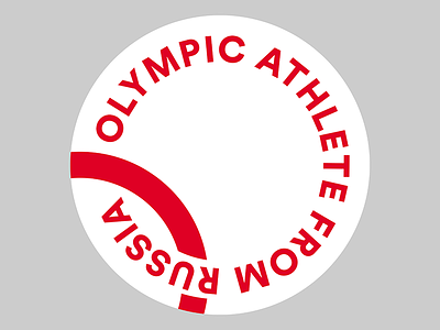 Olympic Athlete From Russia design logo olympic russia