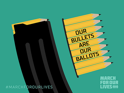 March For Our Lives Posters design gun reform illustration poster protest