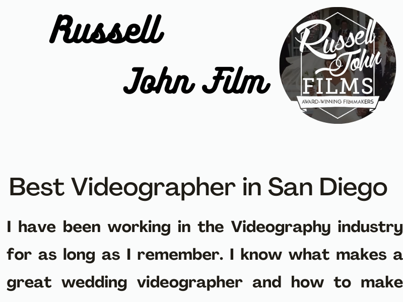 Best Videographer in San Diego