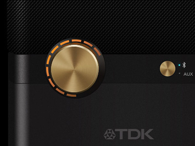 TDK Wireless Charging Speaker hi fi icon illustration interface photoshop redesign ui