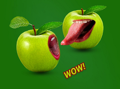 Funny Apple app branding design graphic design icon illustration logo photography typography vector