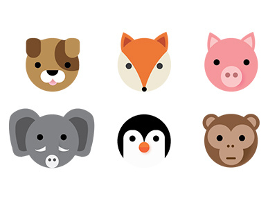 Animal Icon Illustrations