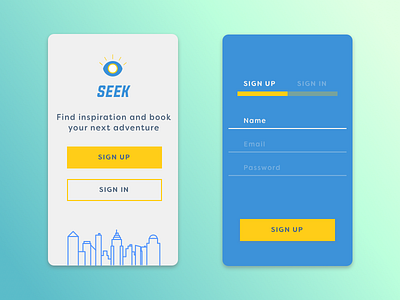 Daily UI 001 / Sign Up daily ui