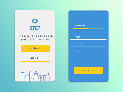 Daily UI 001 / Sign Up