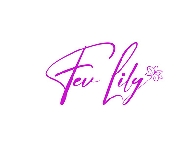 Feminine Cursive logo design