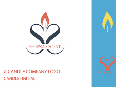 Candle company logo design