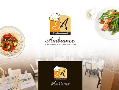 Ambiance Restaurant branding design graphic design illustration logo restaurant vector zaikh