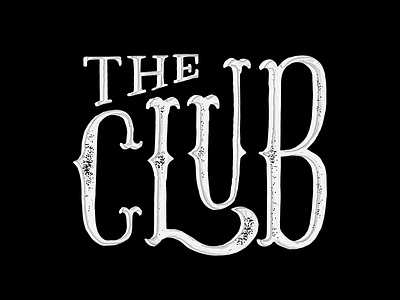 The Club Lettering