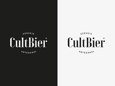 Cultbier Logo alexandre fontes beer bier brand cerveja artesanal craft craft beer design logo logotipo logotype type