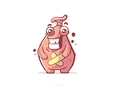 Blabla balloon character cute happy illustration. mascot water