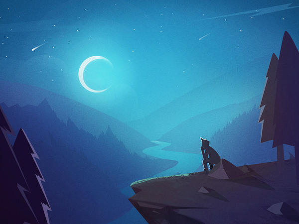 Observing The Stars By Acoppe On Dribbble