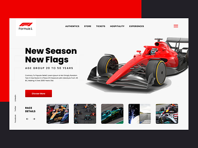 Car Racing Hero Section graphic design ui ui design ui ux user experience user interface ux design website ui ux