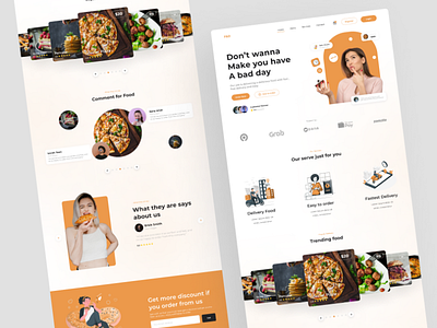 Fast Food website Landing page figma figma expert photoshop ui ui design ui ux ui ux website uzx design web ui ux