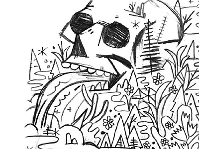 Skull Mt. Poster Sneak Peek - sketch