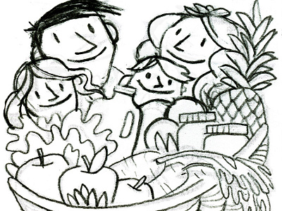 Food Folks Sketch