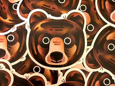 These stickers are new as well bear sticker