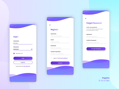 Login Account app application design illustration mobile ui ux