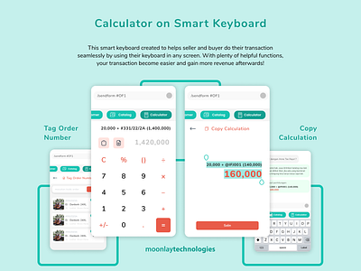 Calculator On Mobile Keyboard application keyboard logistic mobile