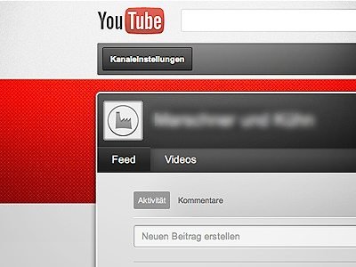 Youtube Channel Design channel interface kgm screen youtube