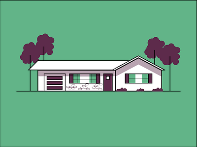 Green Retro House