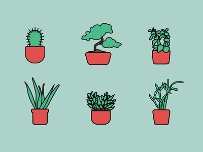 Plants Icon Set