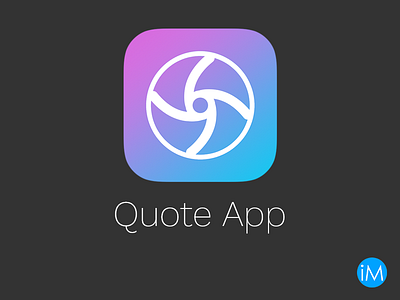 Quote App Icon app icon quote