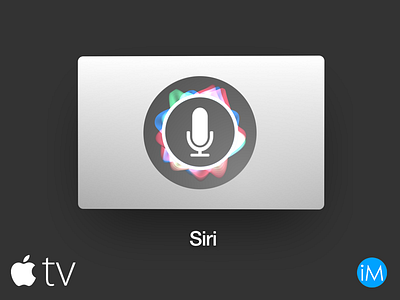 Siri icon for Apple TV