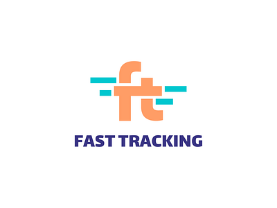 Fast Tracking Logo Design anesthetic bank billing branding business fast finance fintech identity minimalist logo minimalistic logo modern money movement service tracker tracking transaction transfer vector logo