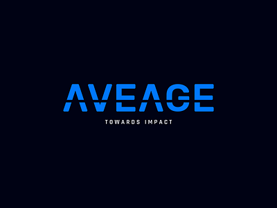 AveAge Digital Agency Logo agency agency logo brand branding branding and identity clean design digital digital agency identity impact branding logo logotype mark minimal negative space towards typeface wordmark