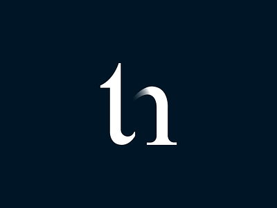 T + H clean design h letter logo logotype mark minimal monogram negative space symbol t typography zoomdesign