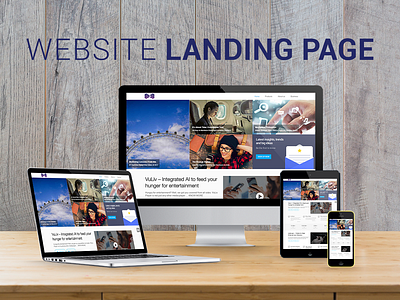 Website Landing Page app site ui web