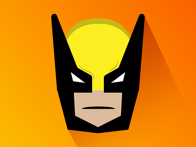 Wolverine ( or 2 Batmans kissing ) adobe illustrator artwork batman dc design fantasy illustration illustration illustration art illustrator logo marvel wolverine