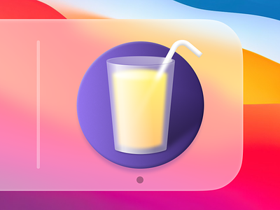 Drinks macOS App Icon app icon illustration mac icon macos icon osx icon ui icon